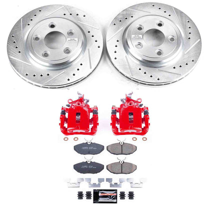 PowerStop Power Stop 03-05 Jaguar S-Type Z23 Evolution Kit w/ Calipers - Rear KC3141