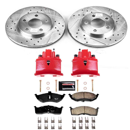 PowerStop Power Stop 00-05 Dodge Neon Z23 Evolution Kit w/ Calipers - Front KC3143