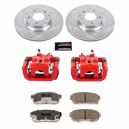 PowerStop Power Stop 04-11 Mazda RX-8 Rear Z26 Street Warrior Brake Kit w/Calipers KC3146-26