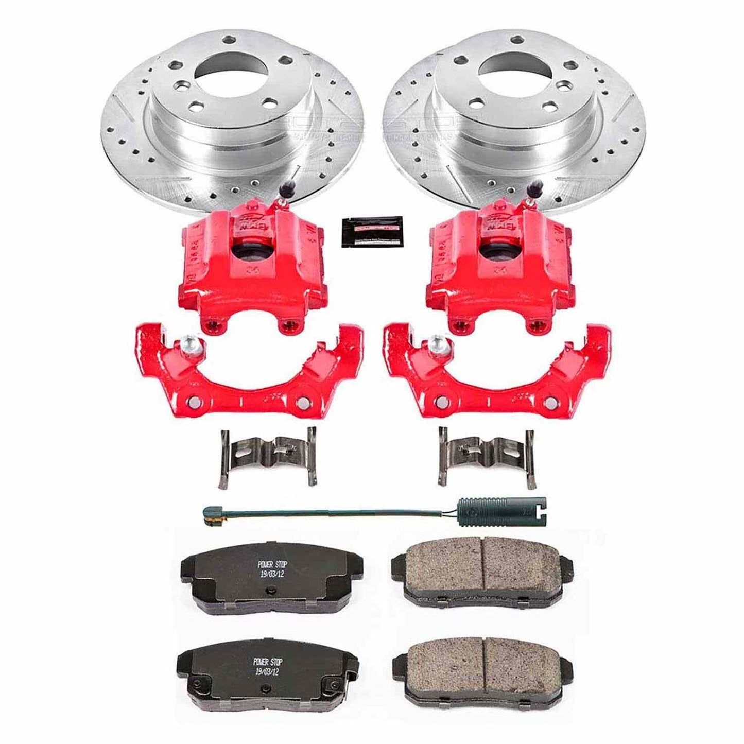 PowerStop Power Stop 92-98 BMW 318i Z23 Evolution Kit w/ Calipers - Rear KC3149