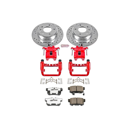 PowerStop Power Stop 99-01 Acura RL Rear Z26 Street Warrior Brake Kit w/Calipers KC3154-26