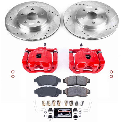 PowerStop Power Stop 96-00 Toyota RAV4 Z23 Evolution Kit w/ Calipers - Front KC3163