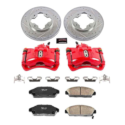 PowerStop Power Stop 90-93 Honda Accord Z23 Evolution Kit w/ Calipers - Front KC3164