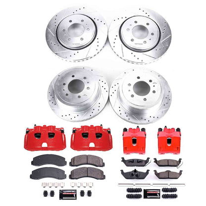 PowerStop Power Stop 10-11 Ford F-150 Z23 Evolution Kit w/ Calipers - Front and Rear KC3166