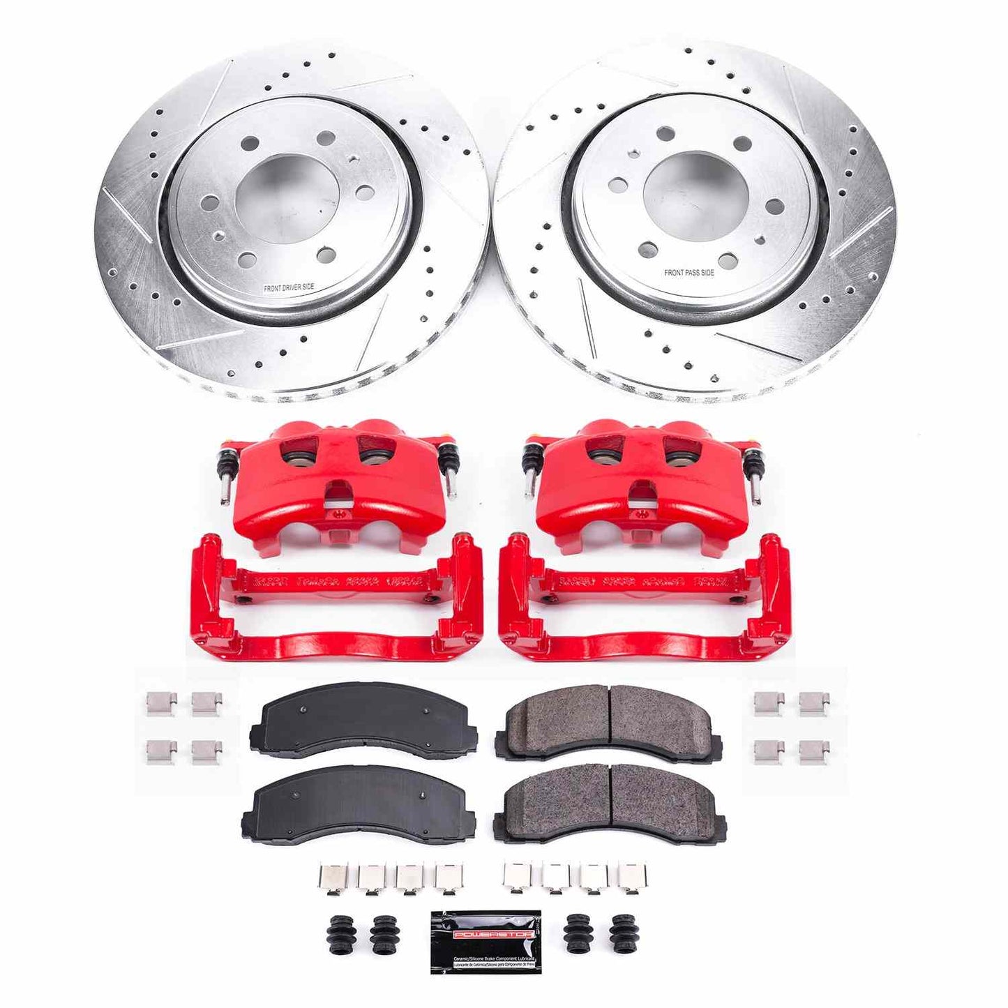 PowerStop Power Stop 12-19 Ford F-150 Z23 Evolution Kit w/ Calipers - Front KC3167A