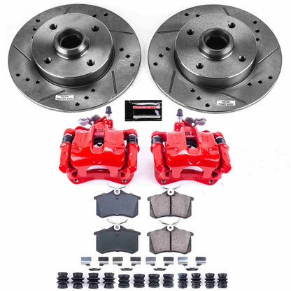 PowerStop Power Stop 93-94 Volkswagen Golf Z23 Evolution Kit w/ Calipers - Rear KC369A