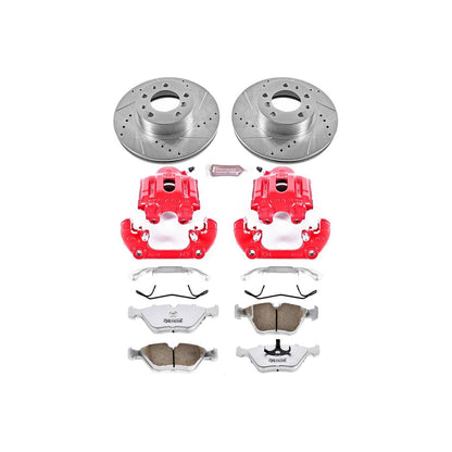 PowerStop Power Stop 94-95 BMW 540i Front Z26 Street Warrior Brake Kit w/Calipers KC379-26