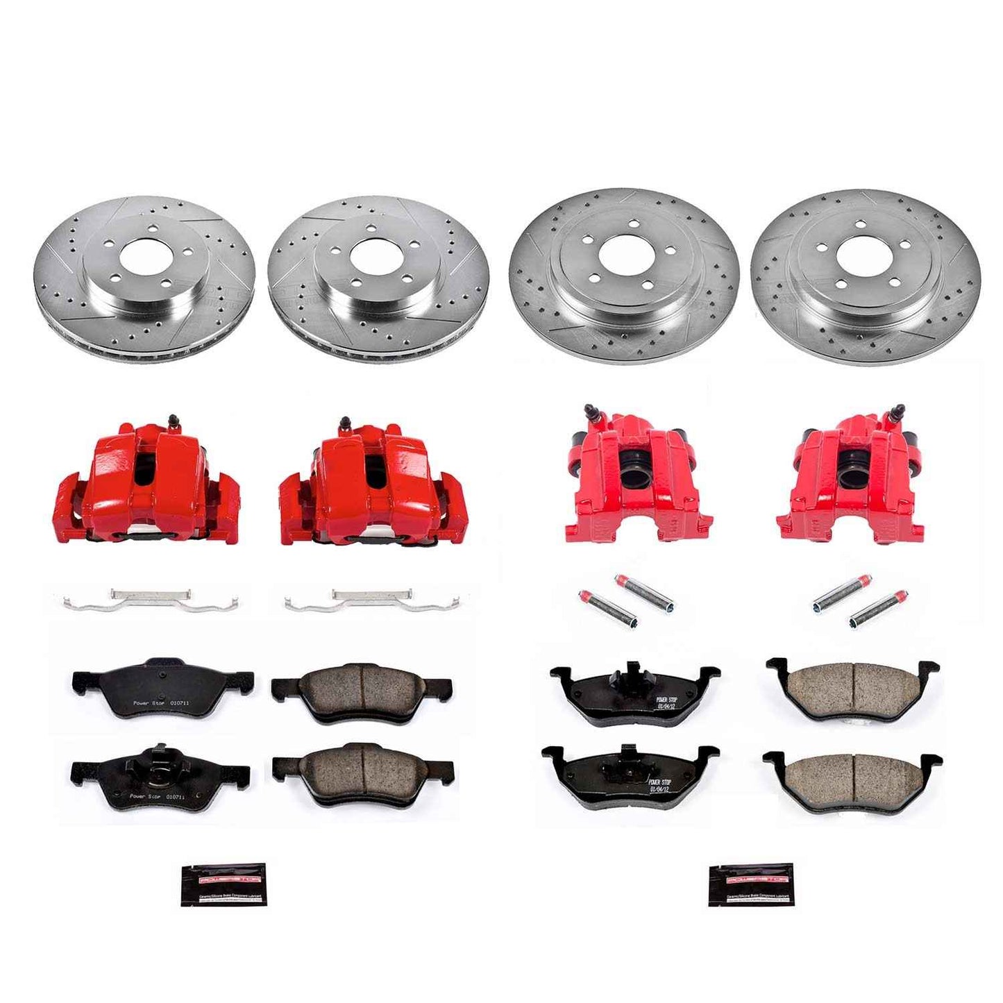 PowerStop Power Stop 05-06 Ford Escape Z23 Evolution Kit w/ Calipers - Front and Rear KC4024