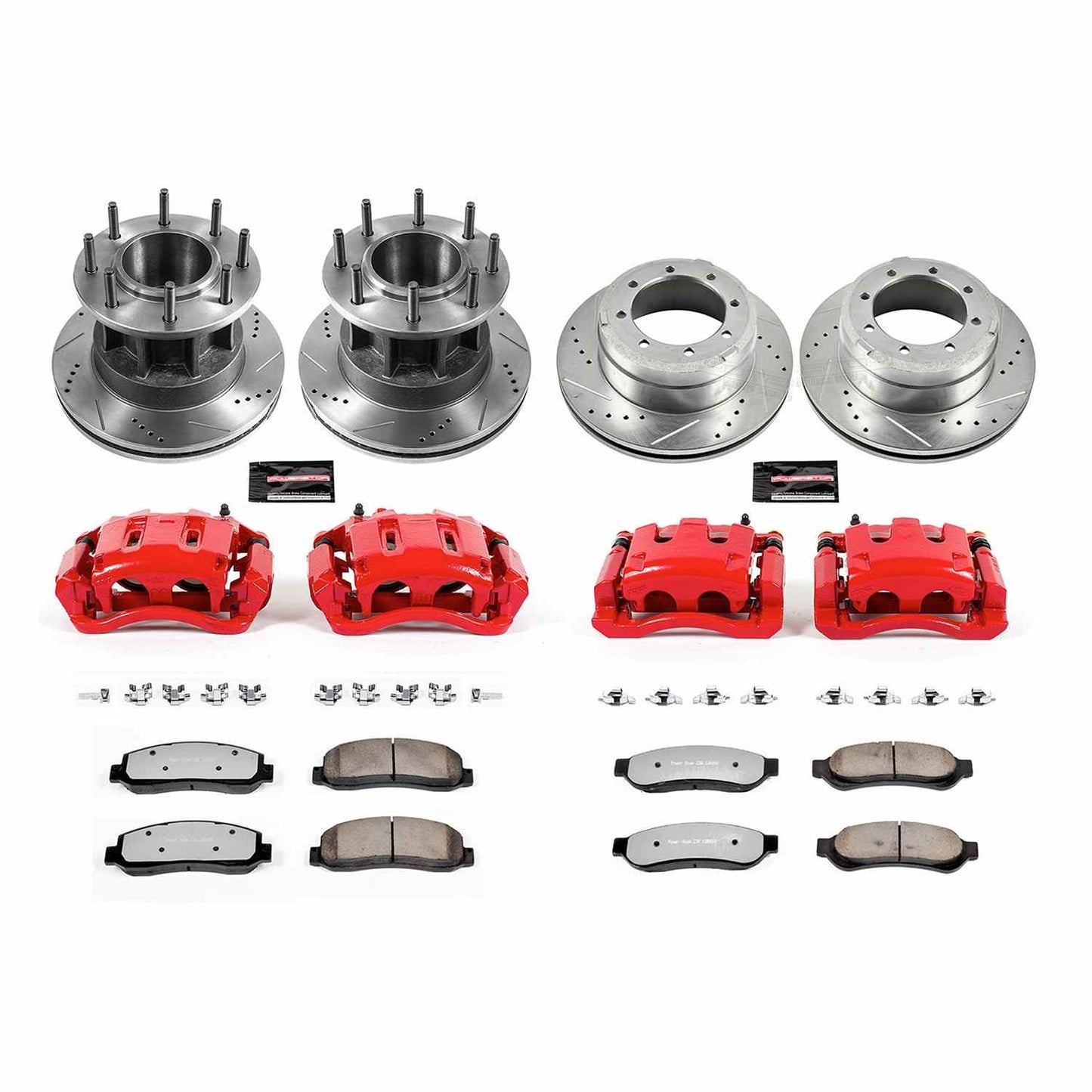 PowerStop Power Stop 05-07 Ford F-350 Super Duty Z36 Truck and Tow Kit w/ Calipers - Front and Rear KC4034-36