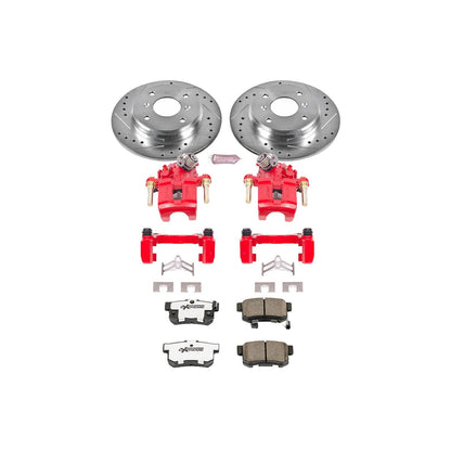 PowerStop Power Stop 92-96 Honda Prelude Rear Z26 Street Warrior Brake Kit w/Calipers KC407-26