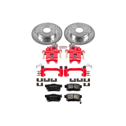 PowerStop Power Stop 92-96 Honda Prelude Z23 Evolution Kit w/ Calipers - Rear KC407