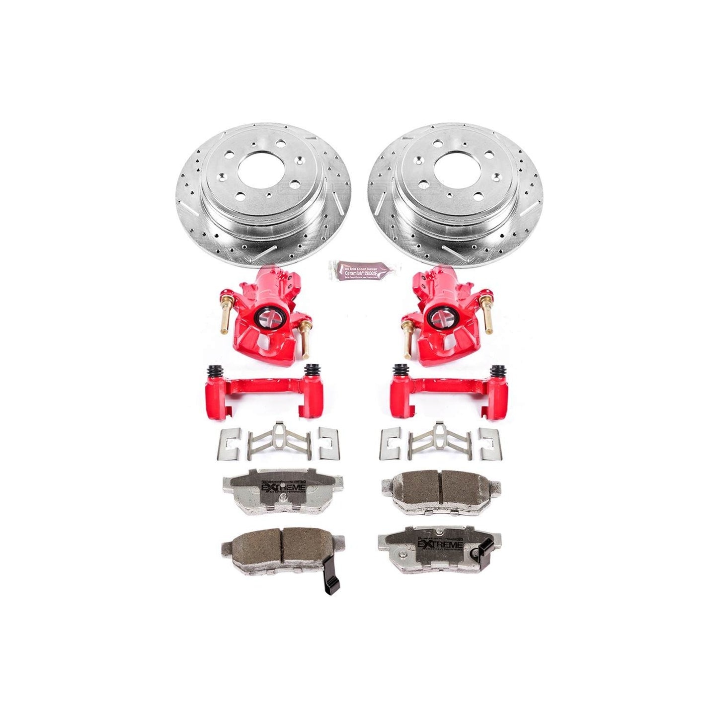 PowerStop Power Stop 94-01 Acura Integra Rear Z26 Street Warrior Brake Kit w/Calipers KC408-26