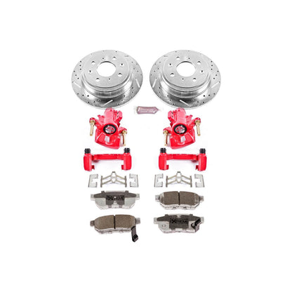 PowerStop Power Stop 94-01 Acura Integra Rear Z26 Street Warrior Brake Kit w/Calipers KC408-26