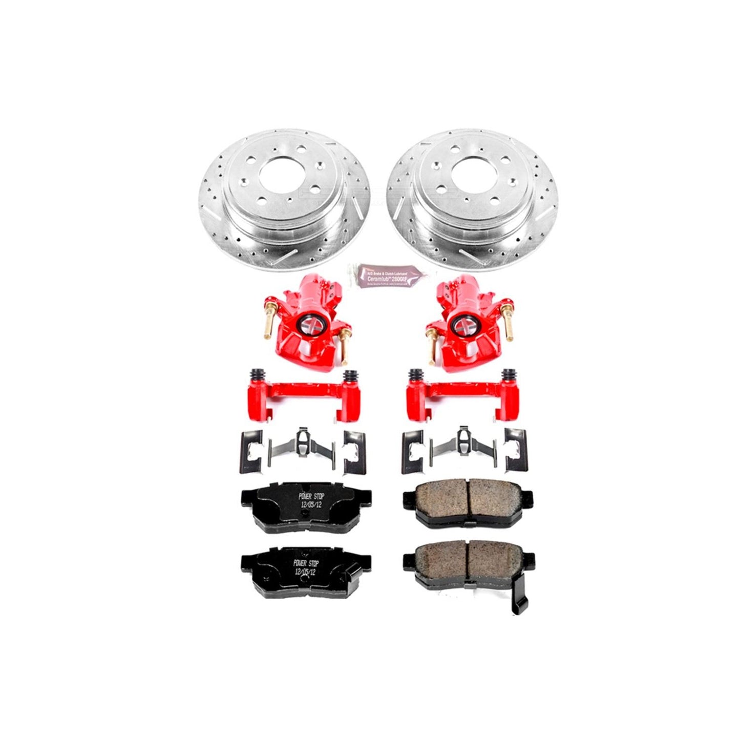 PowerStop Power Stop 94-01 Acura Integra Z23 Evolution Kit w/ Calipers - Rear KC408