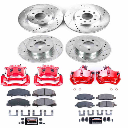 PowerStop Power Stop 06-11 Buick Lucerne Z23 Evolution Kit w/ Calipers - Front and Rear KC4096