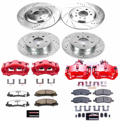 PowerStop Power Stop 06-11 Buick Lucerne Z23 Evolution Kit w/ Calipers - Front and Rear KC4097