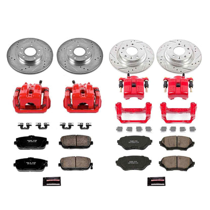 PowerStop Power Stop 06-15 Mazda MX-5 Miata Z23 Evolution Kit w/ Calipers - Front and Rear KC4098