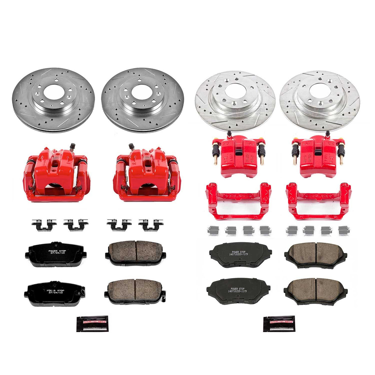 PowerStop Power Stop 06-15 Mazda MX-5 Miata Z23 Evolution Kit w/ Calipers - Front and Rear KC4098