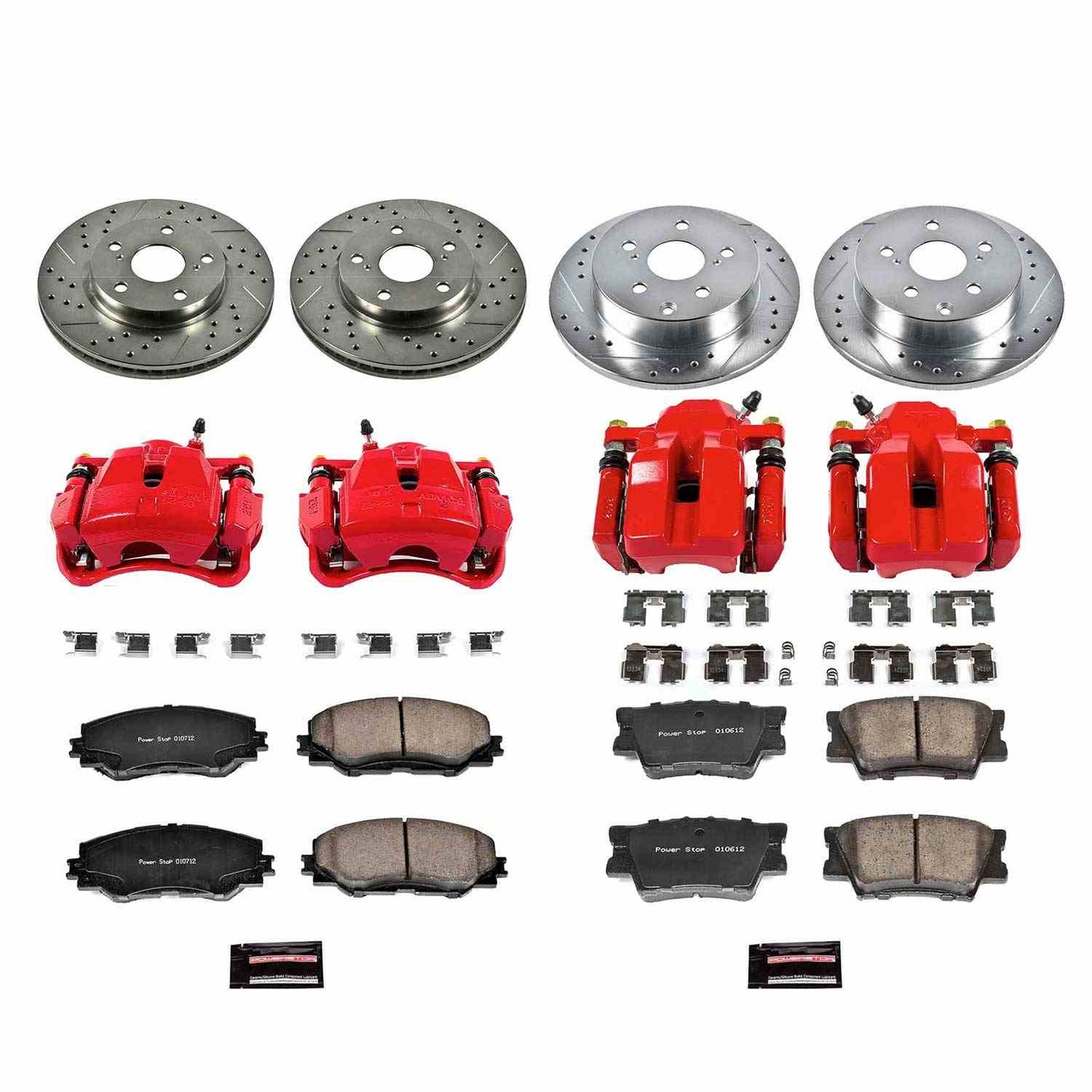 PowerStop Power Stop 06-11 Toyota RAV4 Z23 Evolution Kit w/ Calipers - Front and Rear KC4100