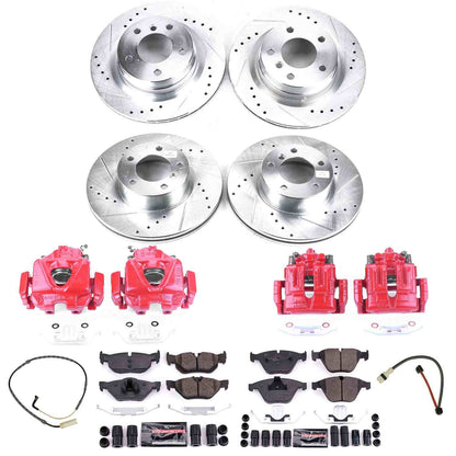 PowerStop Power Stop 08-10 BMW 328i Z23 Evolution Kit w/ Calipers - Front and Rear KC4107