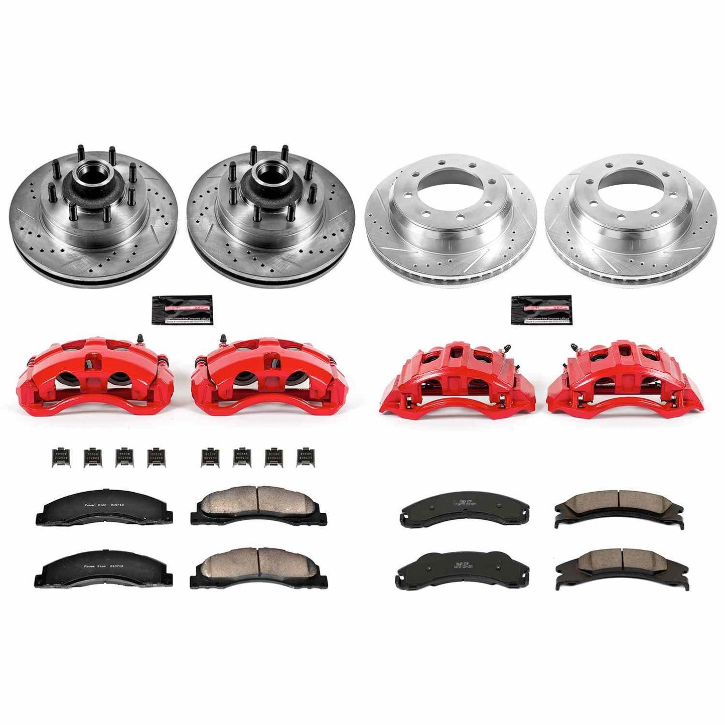 PowerStop Power Stop 08-14 Ford E-150 Z23 Evolution Kit w/ Calipers - Front and Rear KC4131