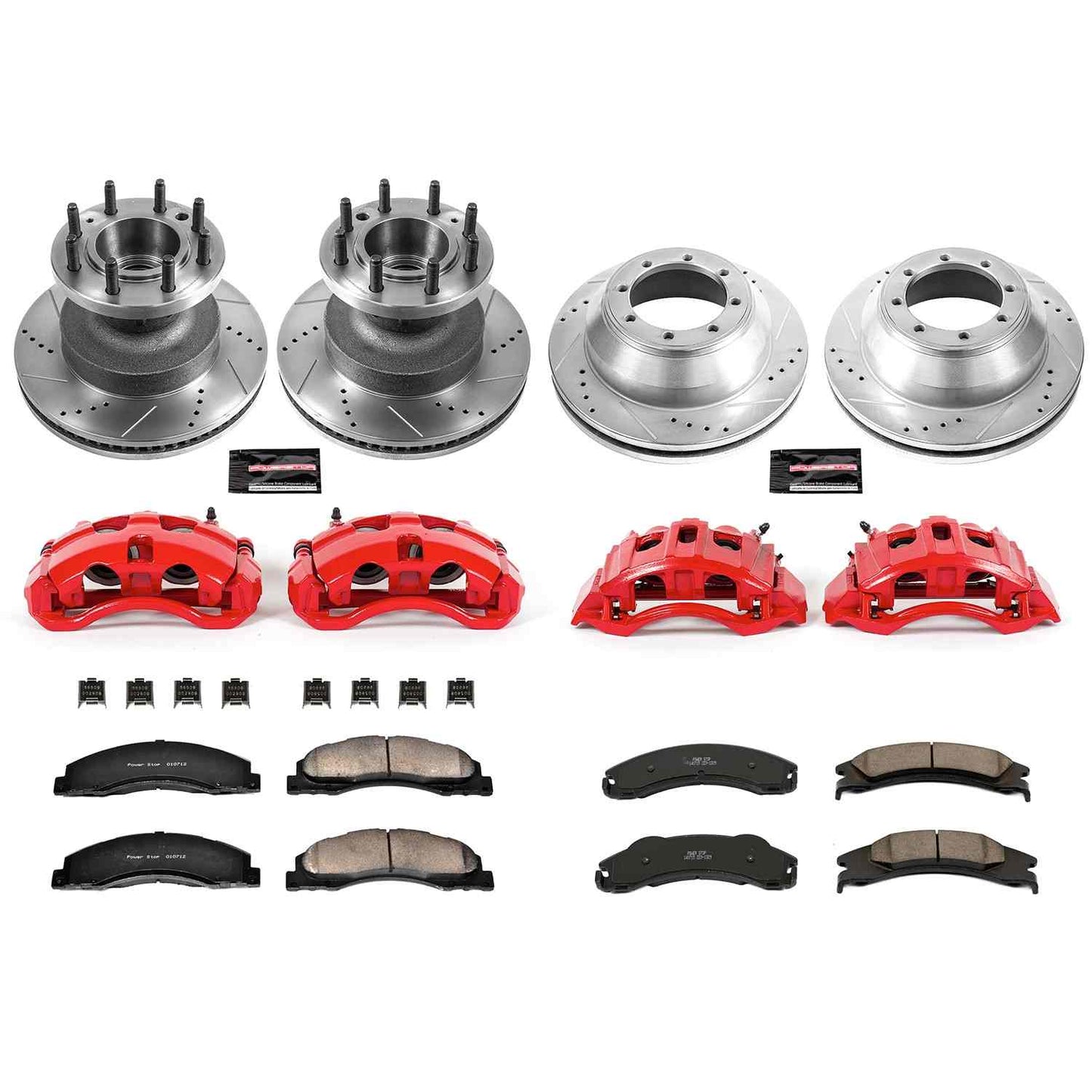 PowerStop Power Stop 08-19 Ford E-350 Super Duty Z23 Evolution Kit w/ Calipers - Front and Rear KC4132