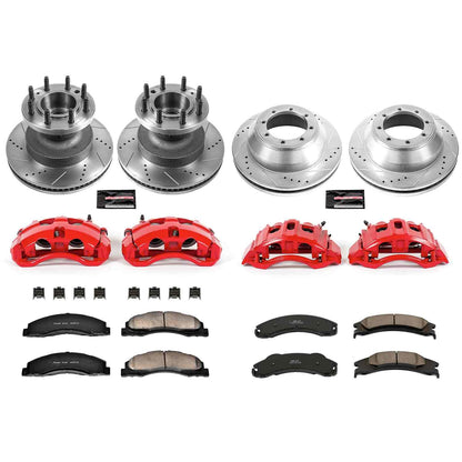PowerStop Power Stop 08-19 Ford E-350 Super Duty Z23 Evolution Kit w/ Calipers - Front and Rear KC4132