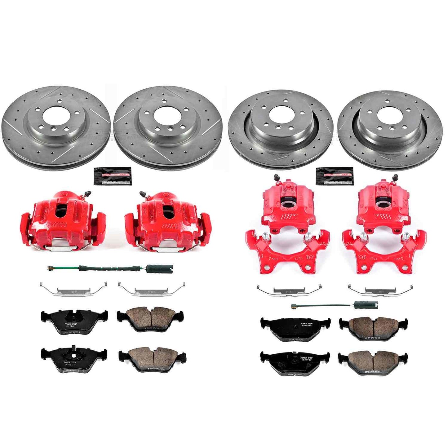 PowerStop Power Stop 95-99 BMW M3 Z23 Evolution Kit w/ Calipers - Front and Rear KC4229