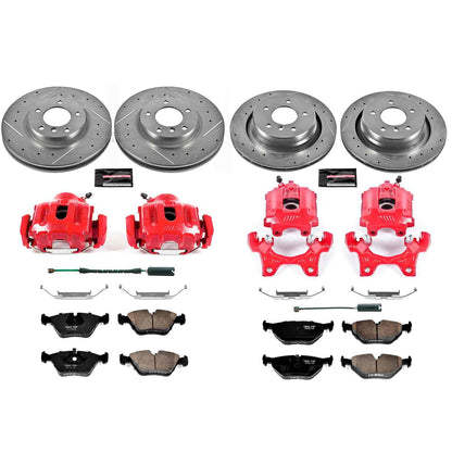 PowerStop Power Stop 95-99 BMW M3 Z23 Evolution Kit w/ Calipers - Front and Rear KC4229