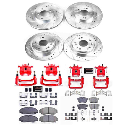 PowerStop Power Stop 02-04 Acura RL Z23 Evolution Kit w/ Calipers - Front and Rear KC4271