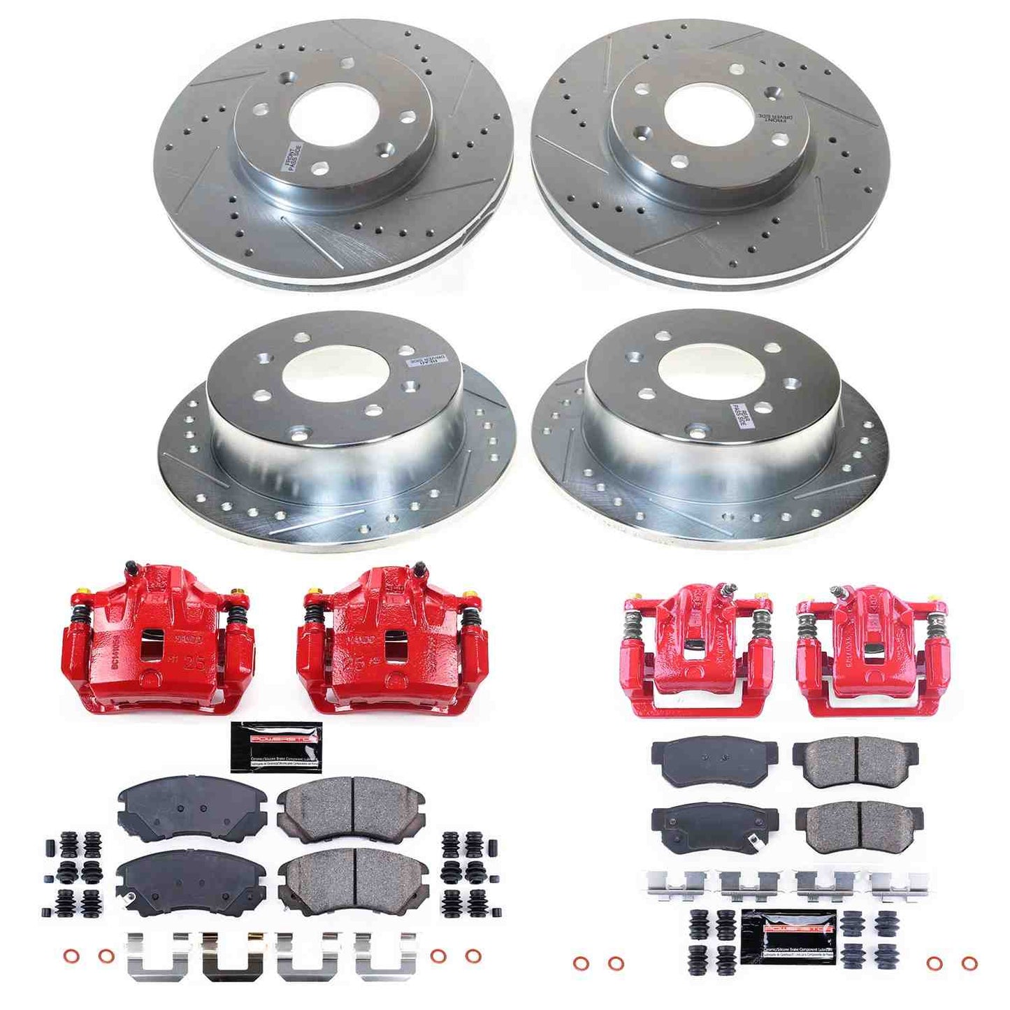 PowerStop Power Stop 02-06 Kia Optima Front and Rear Z23 Evolution Kit w/Caliper
 KC4445A