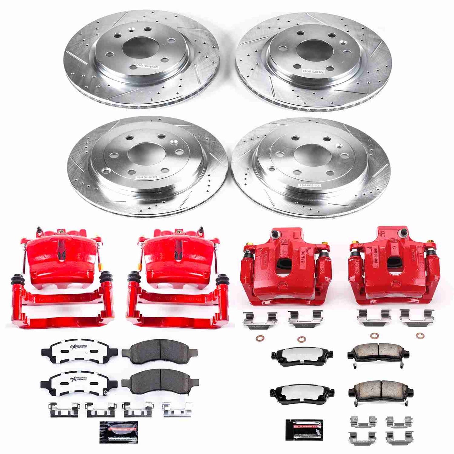 PowerStop Power Stop 08-17 Buick Enclave Z36 Truck and Tow Kit w/ Calipers - Front and Rear KC4466-36