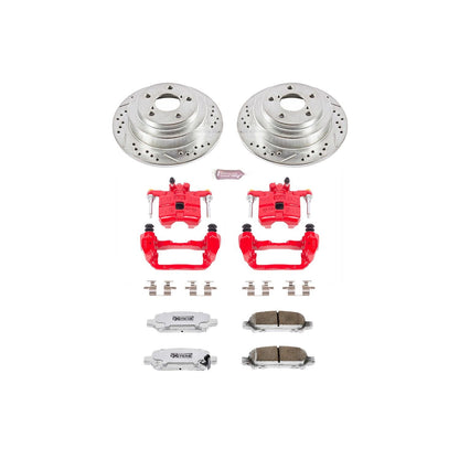 PowerStop Power Stop 98-03 Subaru Forester Rear Z26 Street Warrior Brake Kit w/Calipers KC449-26