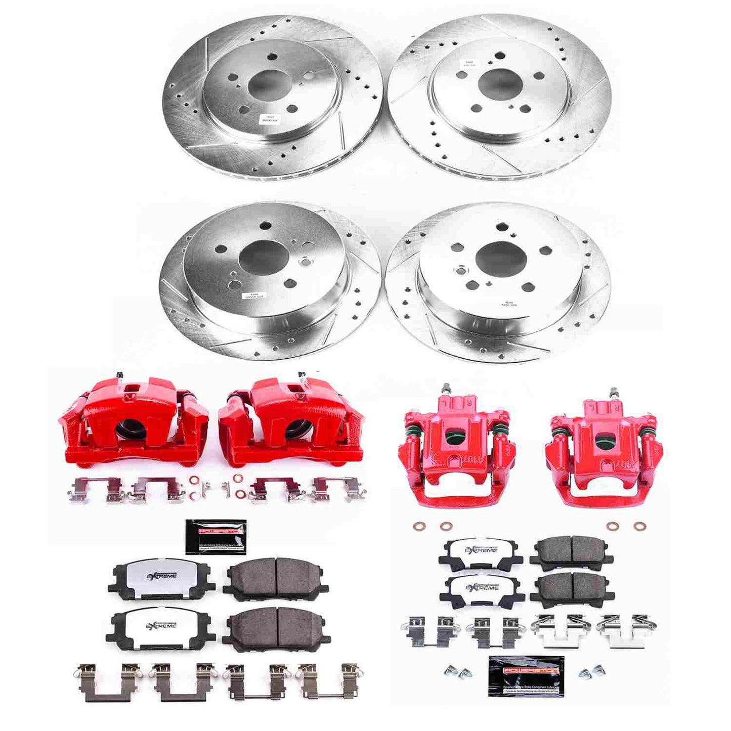 PowerStop Power Stop 04-06 Lexus RX330 Z36 Truck and Tow Kit w/ Calipers - Front and Rear KC4530-36