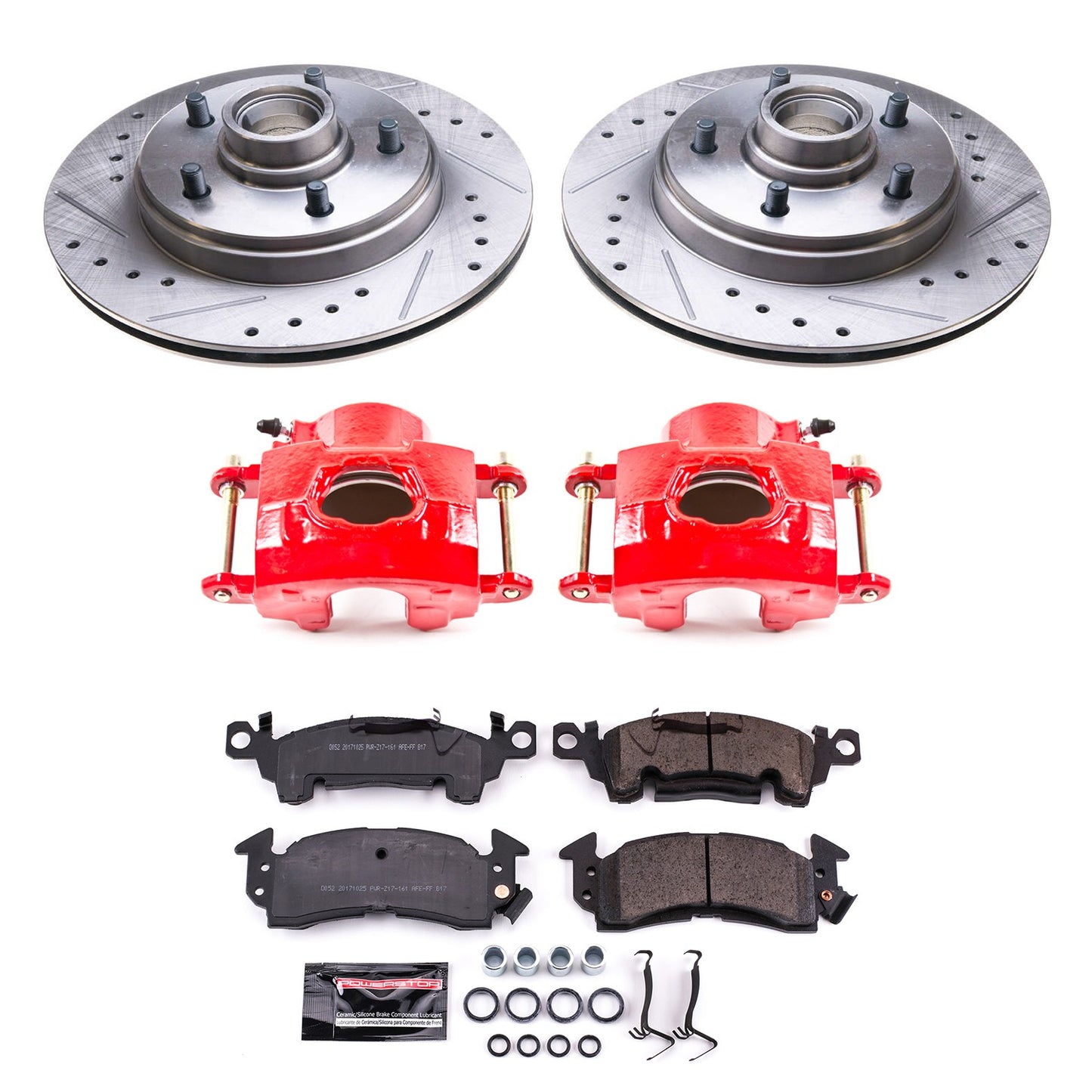 PowerStop Power Stop 77-90 Buick LeSabre Z23 Evolution Kit w/ Calipers - Front KC4535