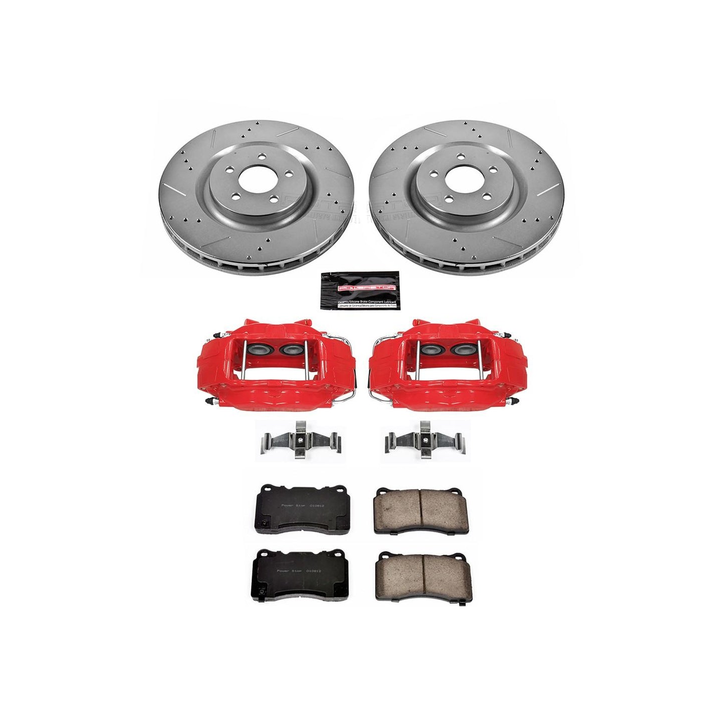PowerStop Power Stop 07-14 Ford Mustang Z23 Evolution Kit w/ Calipers - Front KC4547