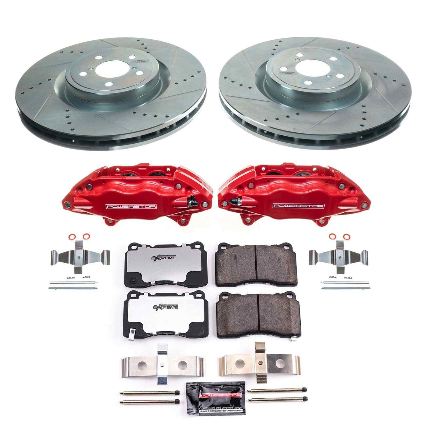 PowerStop Power Stop 2004 Subaru Impreza Front Z26 Street Kit w/Calipers KC4549-26