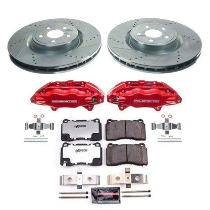 PowerStop Power Stop 2004 Subaru Impreza Front Z26 Street Kit w/Calipers KC4549-26