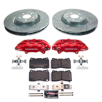PowerStop Power Stop 2004 Subaru Impreza Front Z23 Evolution Kit w/Calipers KC4549