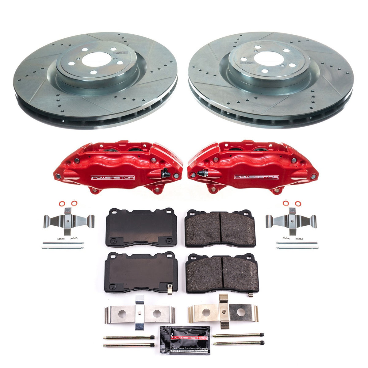 PowerStop Power Stop 2004 Subaru Impreza Front Z23 Evolution Kit w/Calipers KC4549