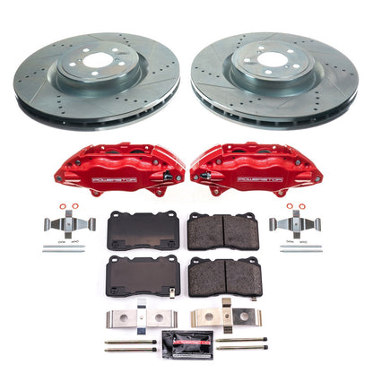 PowerStop Power Stop 2004 Subaru Impreza Front Z23 Evolution Kit w/Calipers KC4549
