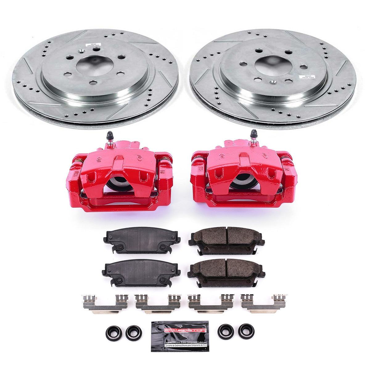 PowerStop Power Stop 04-09 Cadillac SRX Z23 Evolution Kit w/ Calipers - Rear KC4568