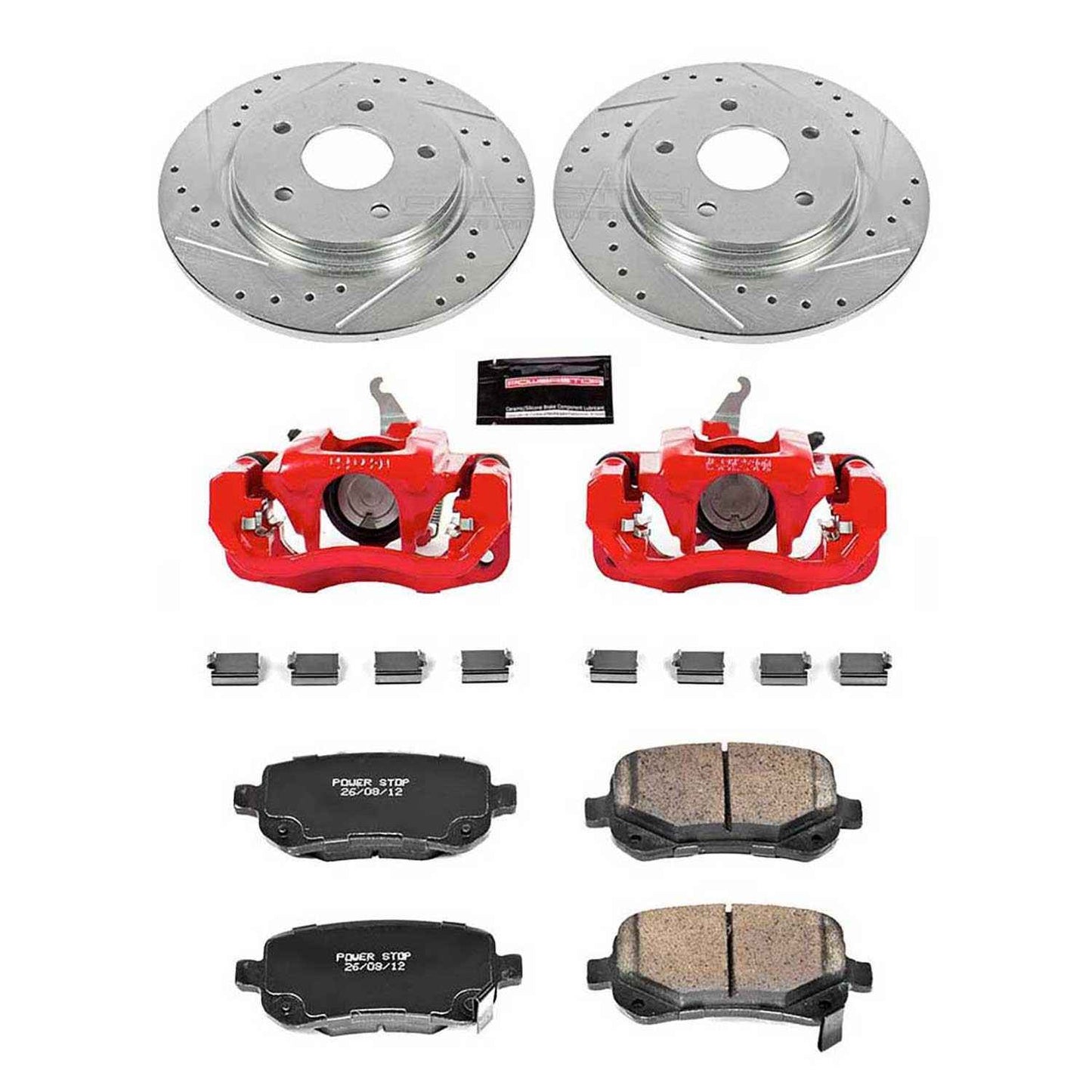 PowerStop Power Stop 09-12 Dodge Journey Z23 Evolution Kit w/ Calipers - Rear KC4569A