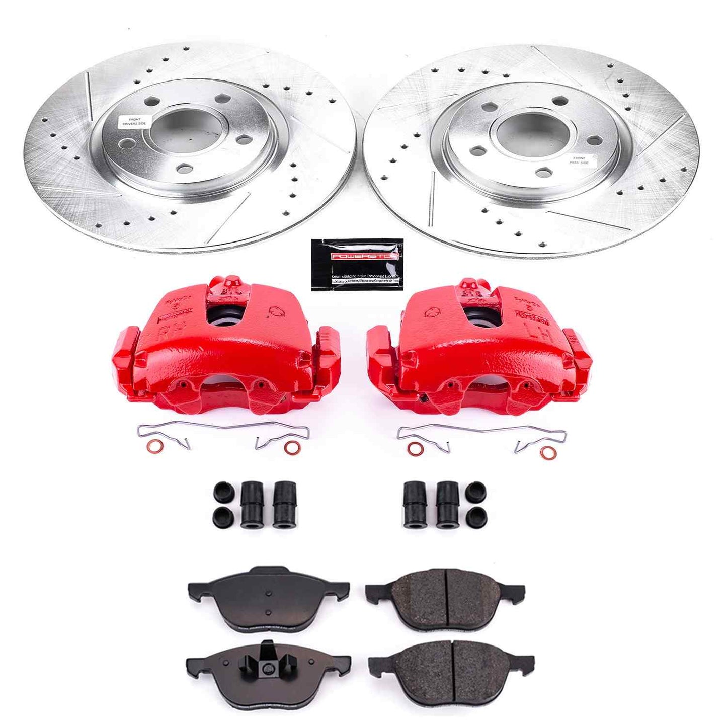 PowerStop Power Stop 2017 Ford Escape Z23 Evolution Kit w/ Calipers - Front KC4575A