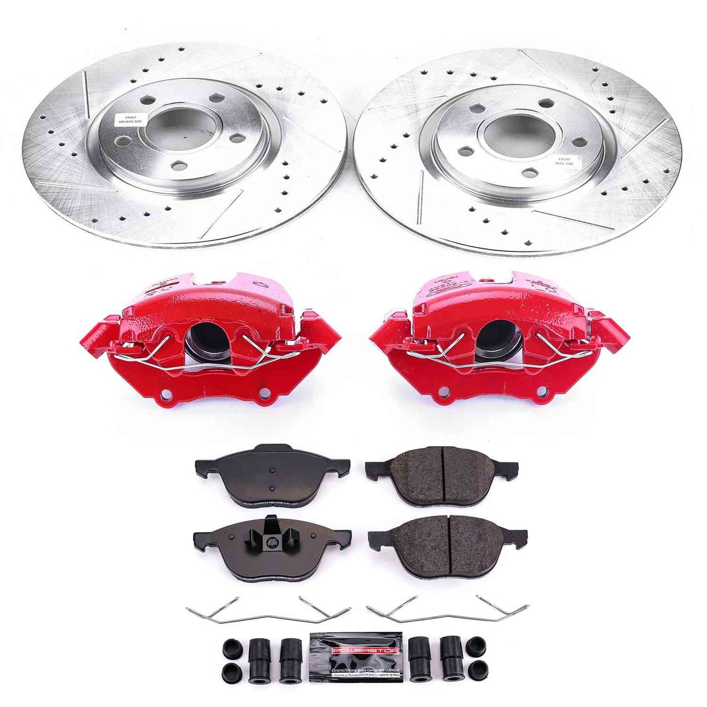 PowerStop Power Stop 06-13 Volvo C70 Z23 Evolution Kit w/ Calipers - Front KC4575B