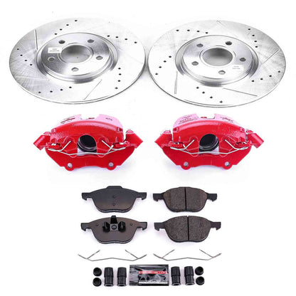 PowerStop Power Stop 06-13 Volvo C70 Z23 Evolution Kit w/ Calipers - Front KC4575B