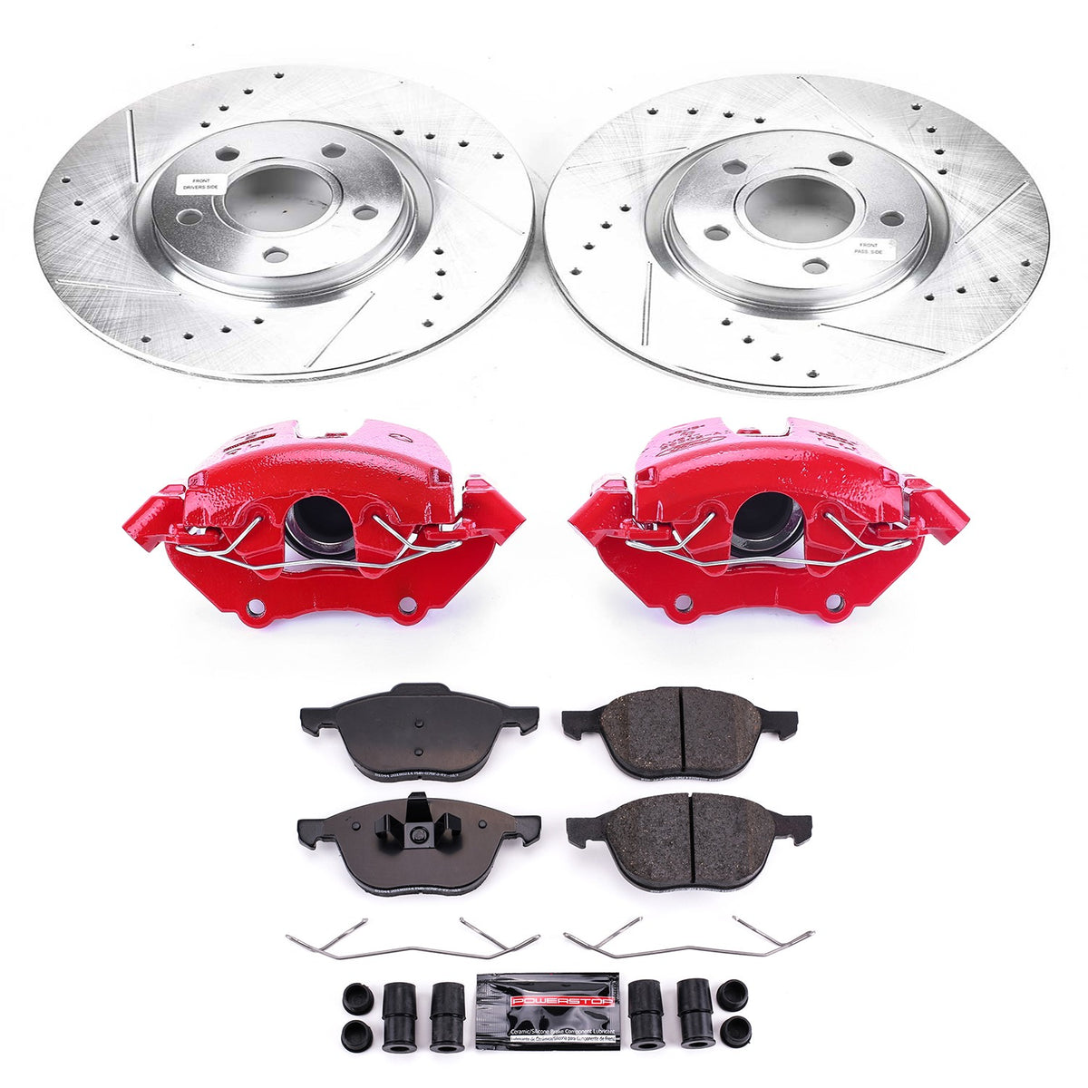 PowerStop Power Stop 06-13 Volvo C70 Z23 Evolution Kit w/ Calipers - Front KC4575B
