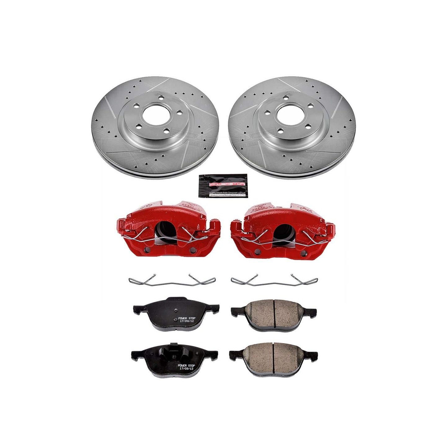 PowerStop Power Stop 13-19 Ford Escape Z23 Evolution Kit w/ Calipers - Front KC4575