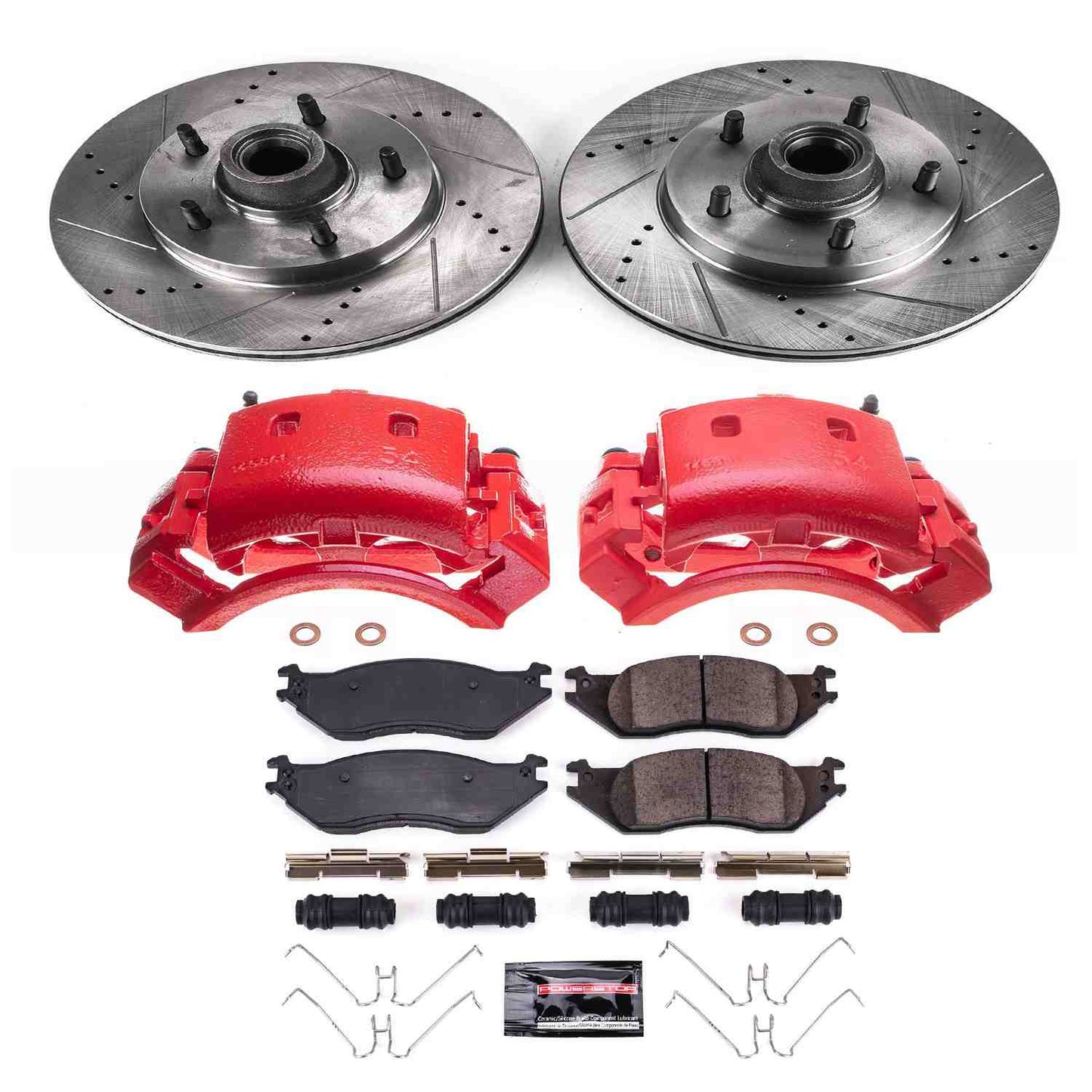 PowerStop Power Stop 04-06 Ford E-150 Z23 Evolution Kit w/ Calipers - Front KC4578