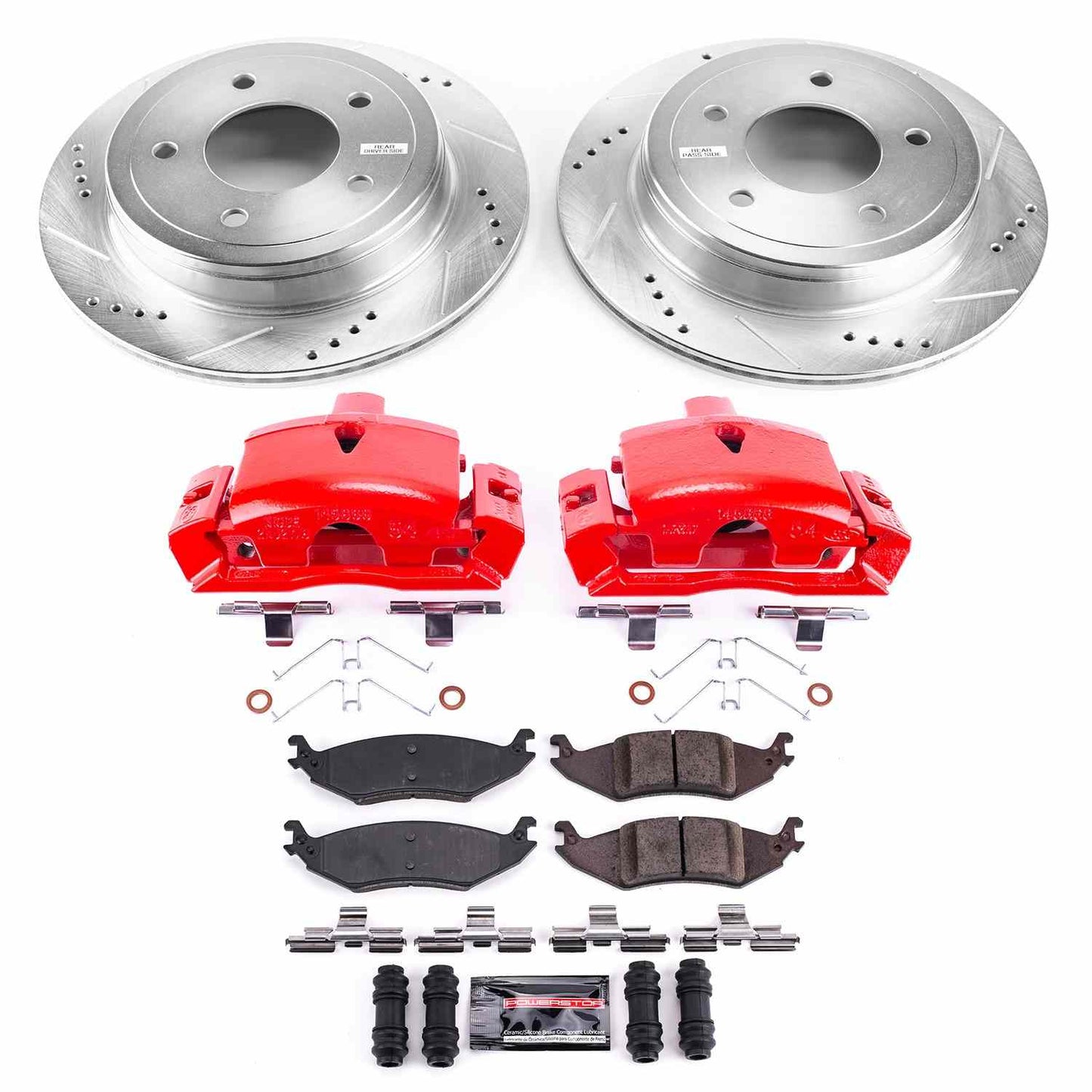 PowerStop Power Stop 04-06 Ford E-150 Z23 Evolution Kit w/ Calipers - Rear KC4579
